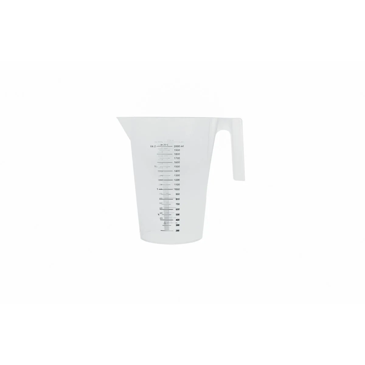 Schneider Misurino con scala graduata in nero; 2000 ml; naturale - immagine 1