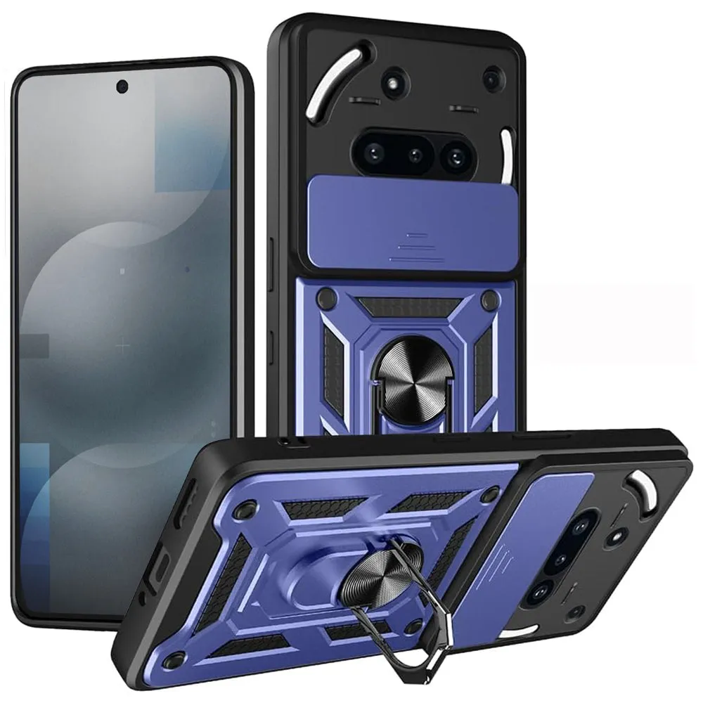 Custodia per Nothing Phone (3a), Techsuit, CamShield, Blu - immagine 1