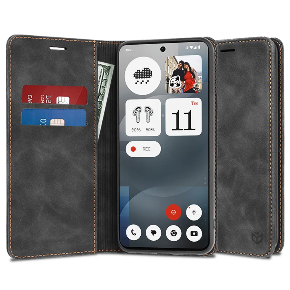 Custodia per Nothing Phone (3a), Techsuit, Confy, Nera - immagine 1