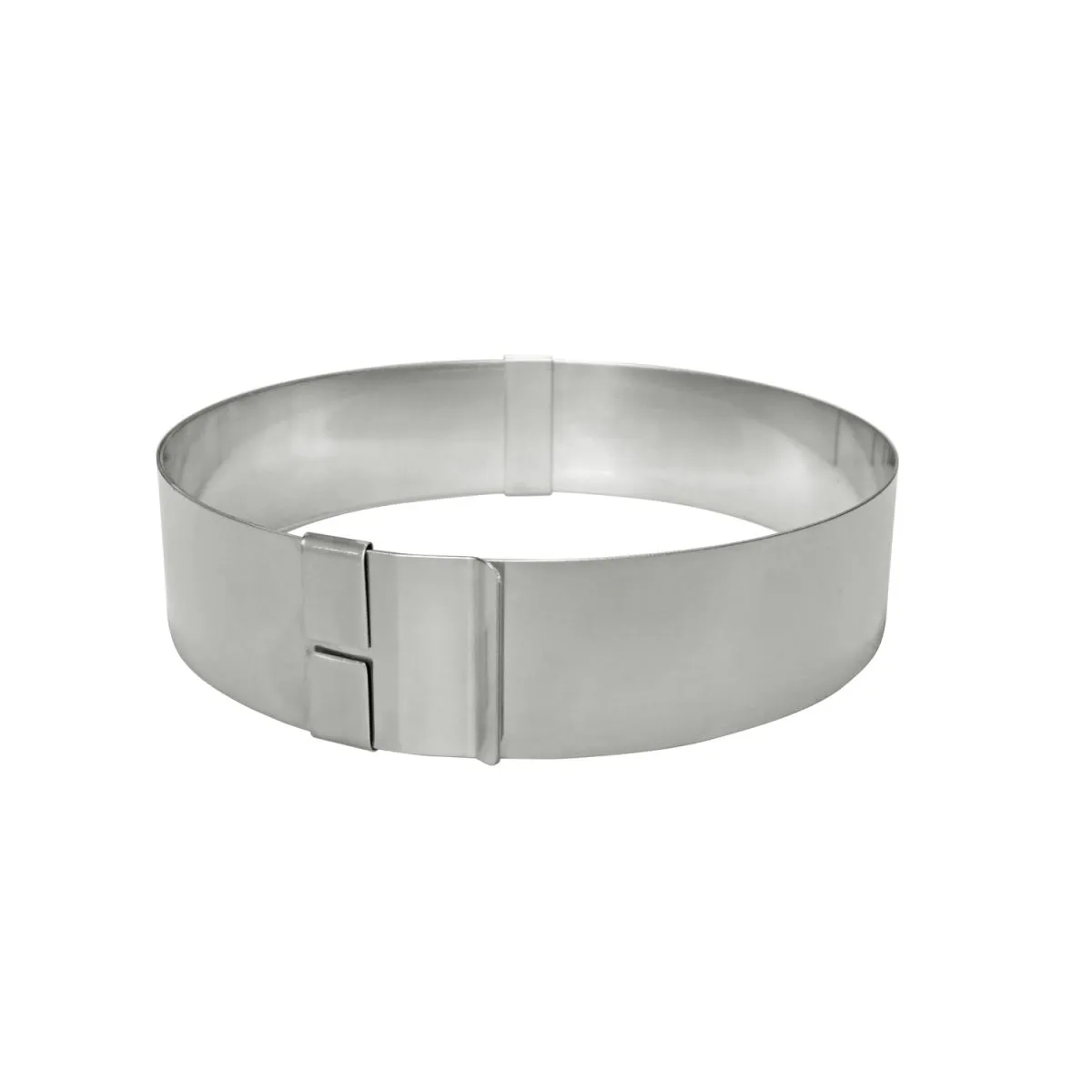 Schneider Anello per torte regolabile da 30 a 50 cm; 6 cm (H); acciaio inox - immagine 1
