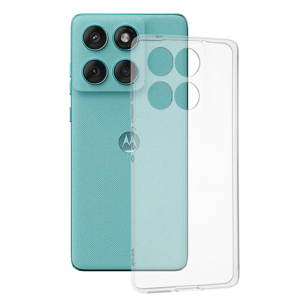 Custodia per Motorola Edge 60 Fusion / Edge 60, Techsuit, Chiara, Trasparente - immagine 1
