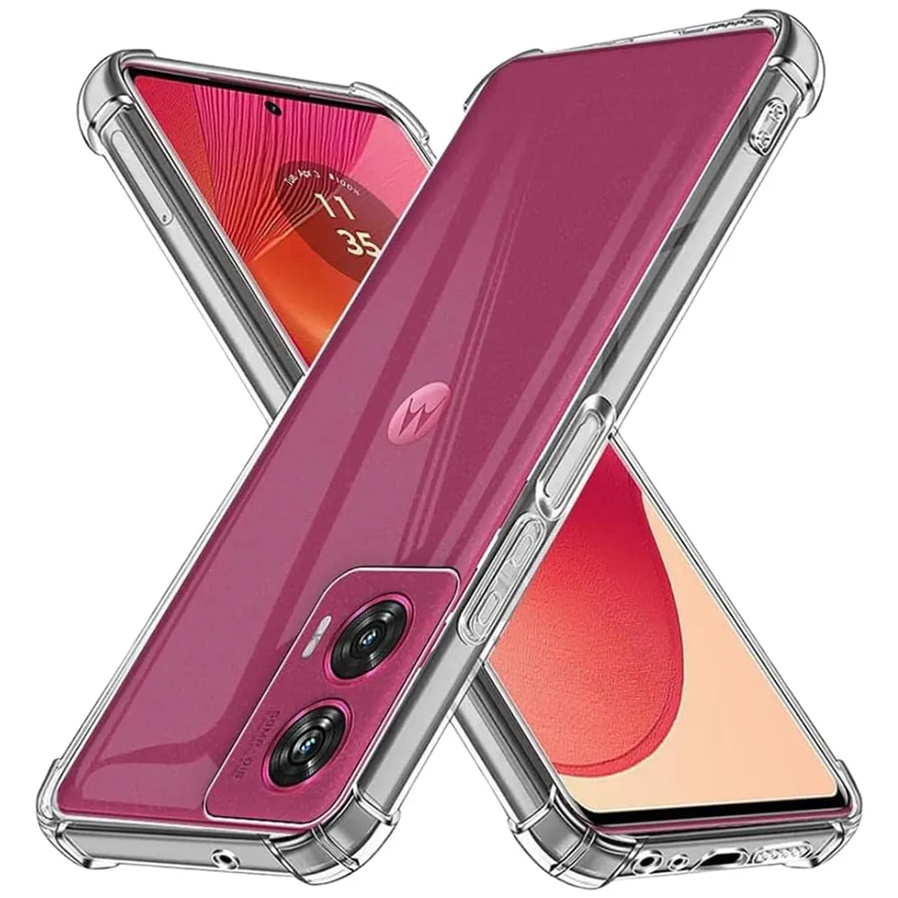 Custodia per Motorola Edge 50 Fusion, Techsuit, Shockproof Clear, Trasparente - immagine 1