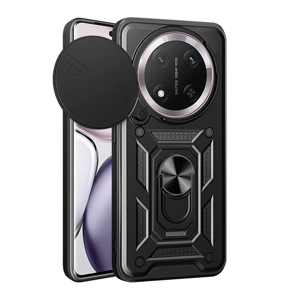 Custodia per Honor X9c / Magic7 Lite, Techsuit, CamShield, Nera - immagine 1