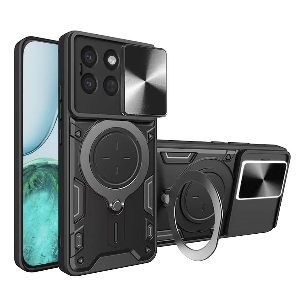 Custodia per Honor X8c, Techsuit, CamGuard Pro, Nera - immagine 1