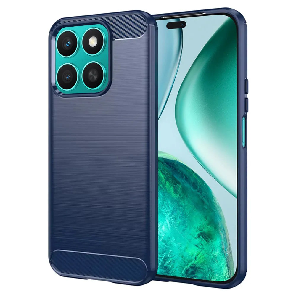 Custodia per Honor X8c, Techsuit, Carbonio, Blu - immagine 1