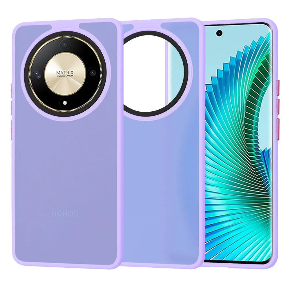 Custodia per Honor Magic6 Lite, Techsuit, HaloFrost, Viola Chiaro - immagine 1