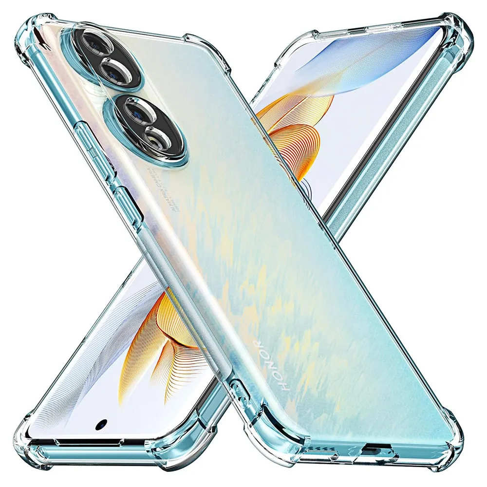 Custodia per Honor 90 Pro, Techsuit, Shockproof Clear, Trasparente - immagine 1
