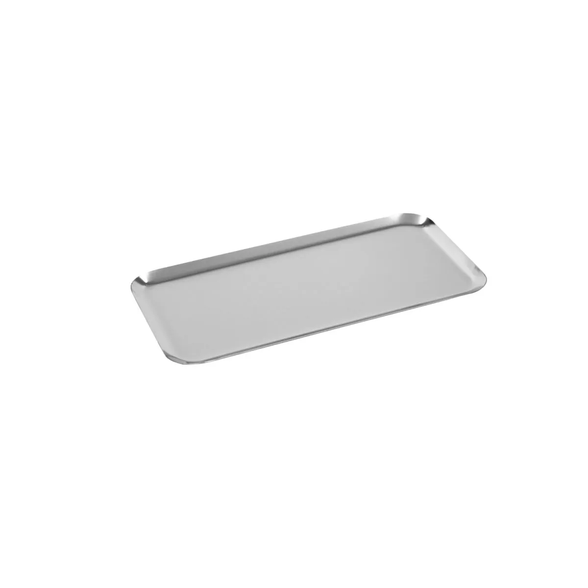 Schneider Vassoio da esposizione; 28x14x1 cm (LxLxH); acciaio inox; rettangolare - immagine 1