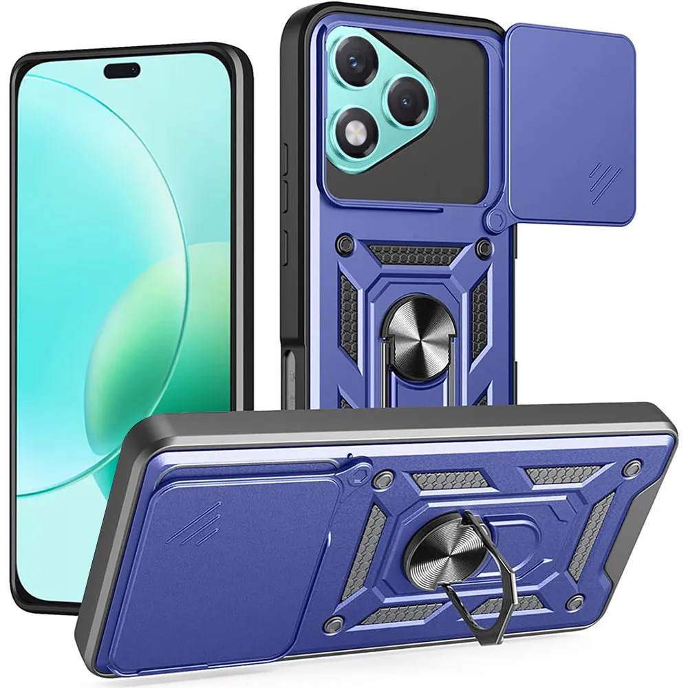 Custodia per Honor 400 Lite, Techsuit, CamShield, Blu - immagine 1
