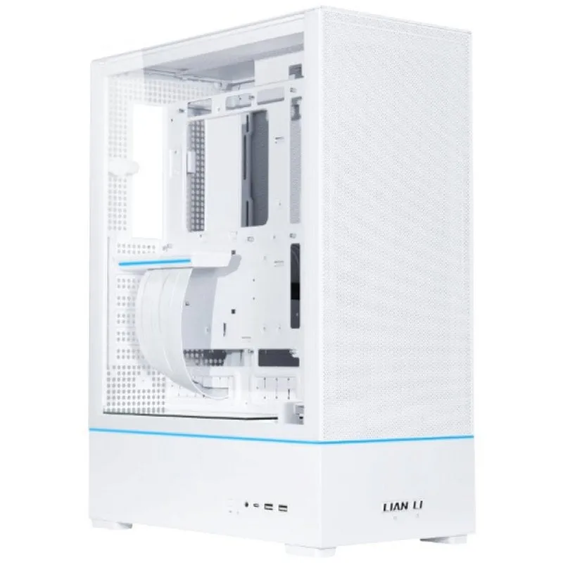 Lian-Li SUP01 Mid Tower ARGB Vetro temperato USB-C 3.2 Bianco - immagine 1