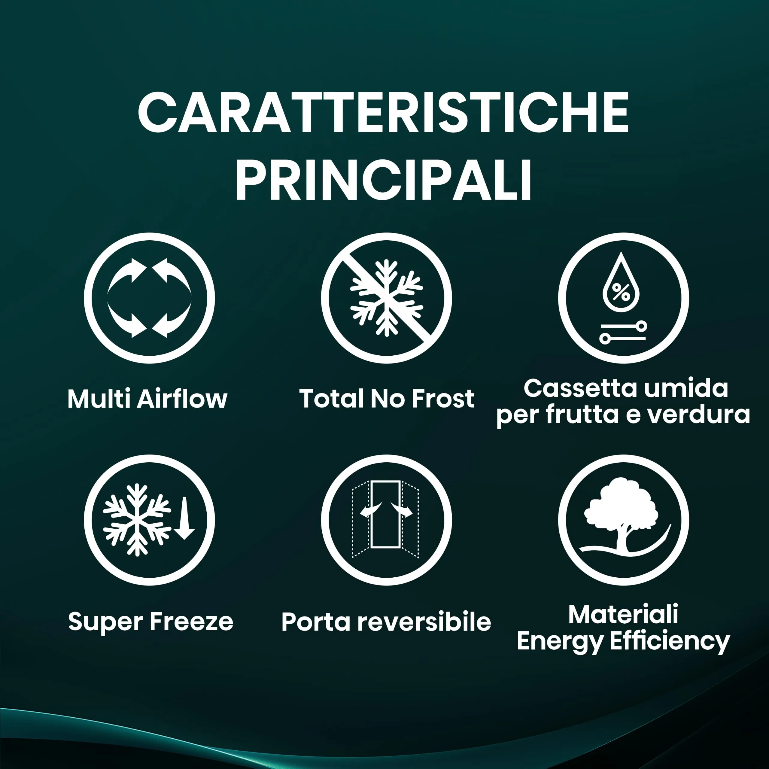 Hisense FCN331ACA NUOVO Frigorifero Combinato Total No Frost, Black, Classe A, 336L, 36db, Porta reversibile, Motore Inverter - immagine 3