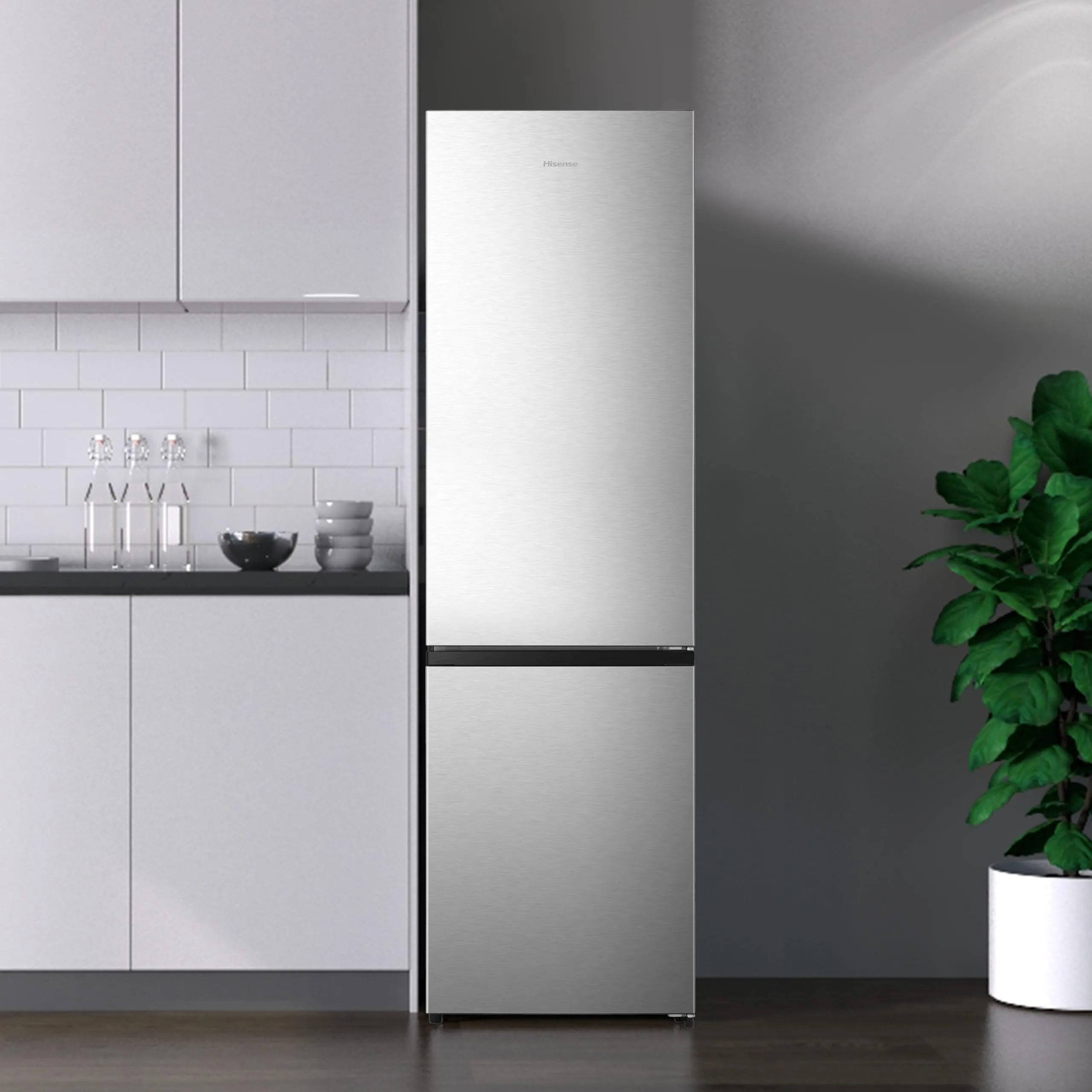 Hisense FCN331ACA NUOVO Frigorifero Combinato Total No Frost, Black, Classe A, 336L, 36db, Porta reversibile, Motore Inverter - immagine 8