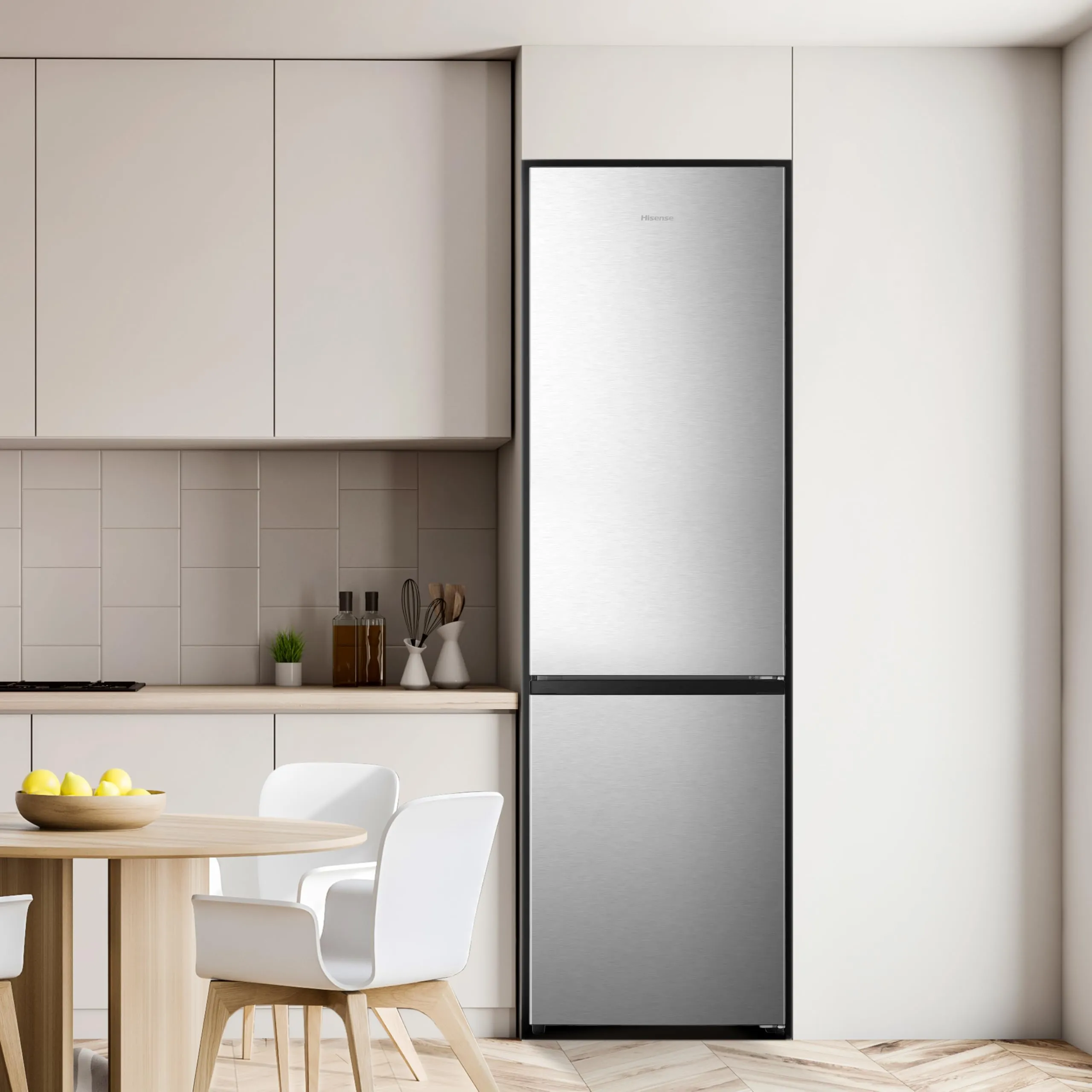 Hisense FCN331ACA NUOVO Frigorifero Combinato Total No Frost, Black, Classe A, 336L, 36db, Porta reversibile, Motore Inverter - immagine 10