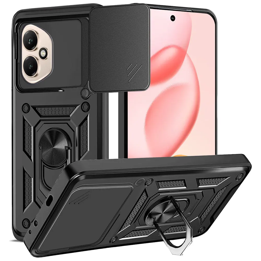 Custodia per Honor 400, Techsuit, CamShield, Nera - immagine 1
