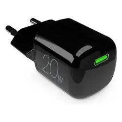 Caricabatterie USB Type-C MINIPRO 20W GaN Black PUFCMTCUSBC20WGBLK - immagine 1