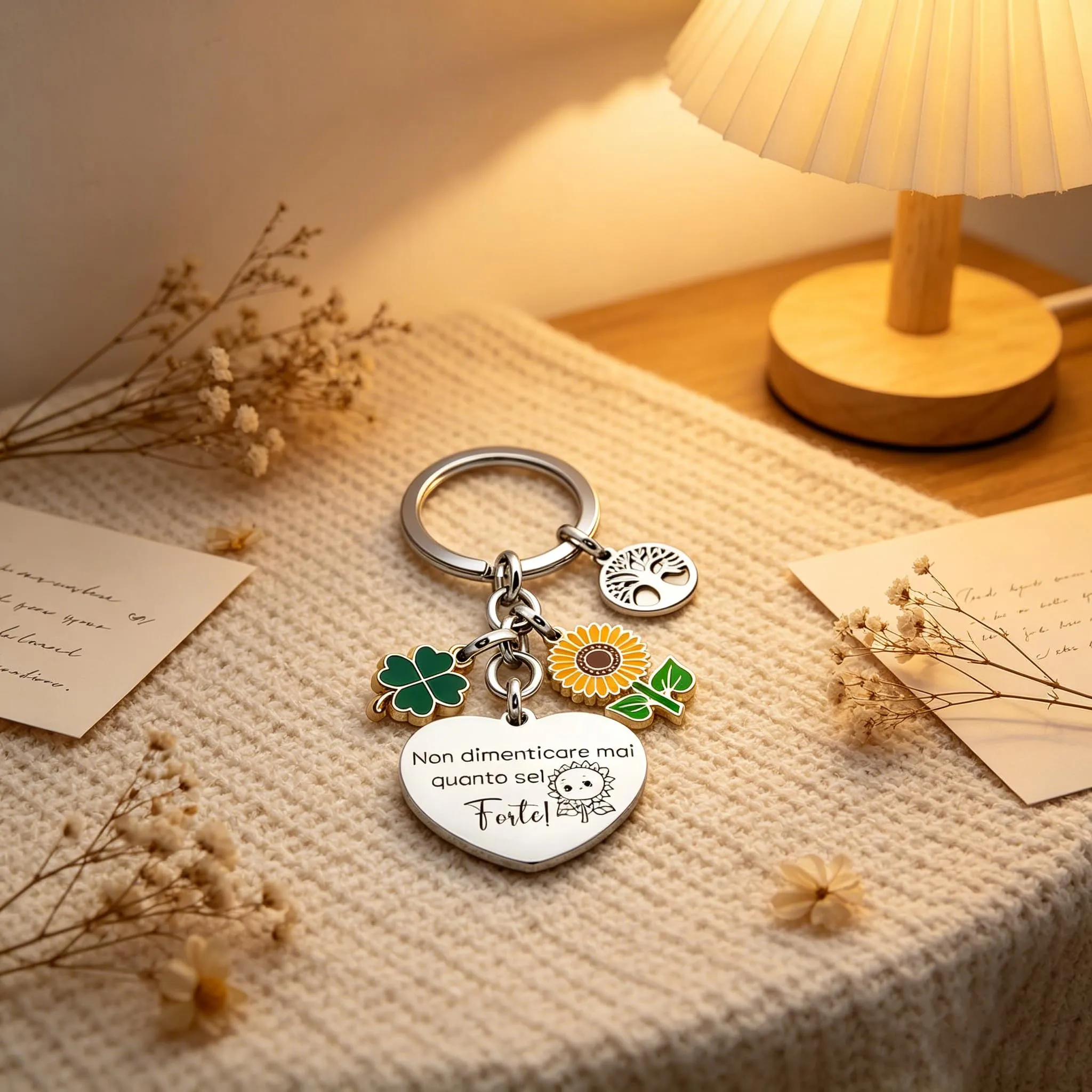 GUOYU Regali di Ispirazione Portachiavi Portafortuna Amica-Regali di Compleanno Donna,Regalo donna, Regali Ispirativi per Migliori Amiche, Colleghe, Moglie, Madre, Sorelle-Regali Natale Collega (2) - immagine 3