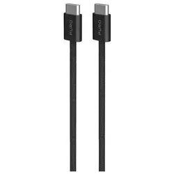 Cavo USB C FABRIK 60W Black 1,5m PUCCCFABK415MTBLK - immagine 1