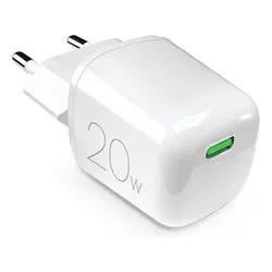 Caricabatterie USB Type-C MINIPRO 20W GaN White PUFCMTCUSBC20WGWHI - immagine 1