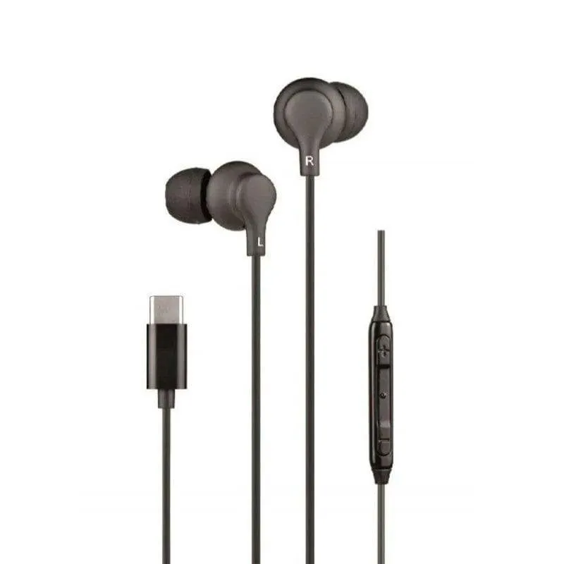 Auricolari Daewoo DW2015 USB-C con Microfono e Controllo Volume Nero - immagine 1