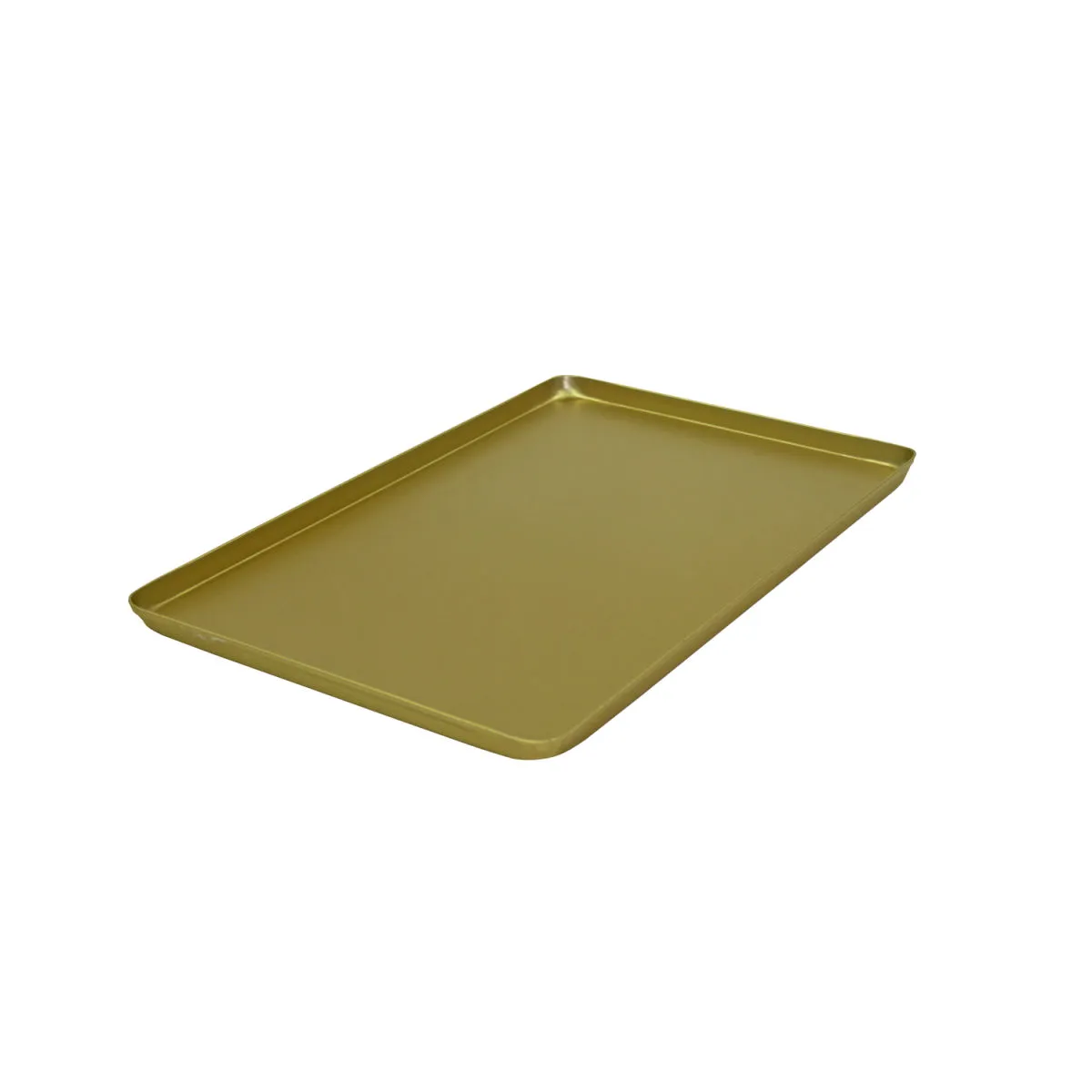 Schneider Vassoio rettangolare in alluminio; 48x32x2 cm (LxLxH); oro; rettangolare - immagine 1