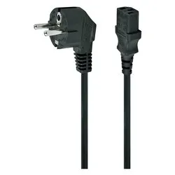 Cavo alimentazione CABLEXPERT Black 1,8m PC 186 VDE - immagine 1