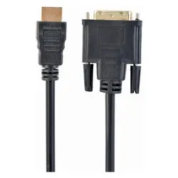 Cavo adattatore CABLEXPERT Black 1,8m CC HDMI DVI 6 - immagine 1