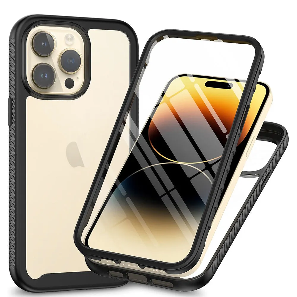 Custodia per Apple iPhone 15 Pro, Techsuit, Defense360 Pro, Nera - immagine 1