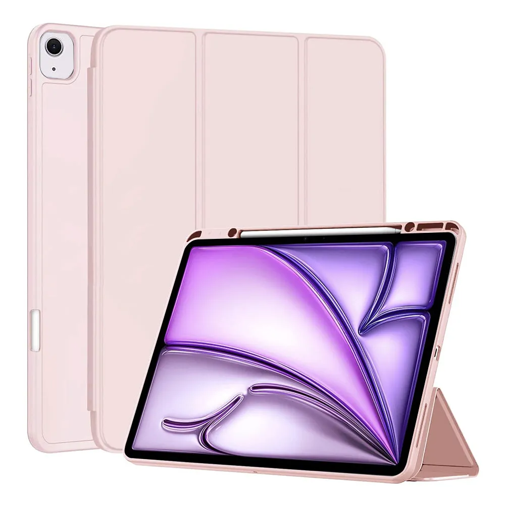 Custodia per Apple iPad Air 13 (2026) / Air 13 (2025) / Air 13 (2024), Techsuit, Flex Trifold, Rosa - immagine 1
