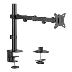 Supporto monitor TV scrivania ( 9 Kg ) VESA 100 x 100 Adjustable Black MA D1 01 - immagine 1