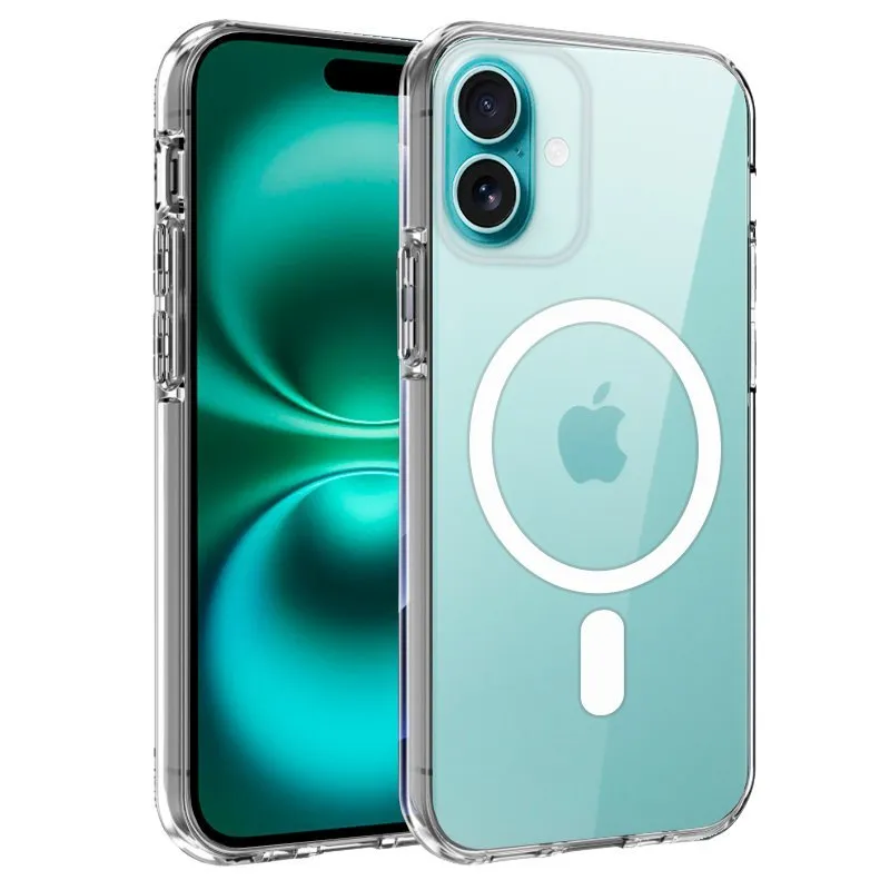 Custodia magnetica trasparente e fantastica per iPhone 16 Plus - immagine 1