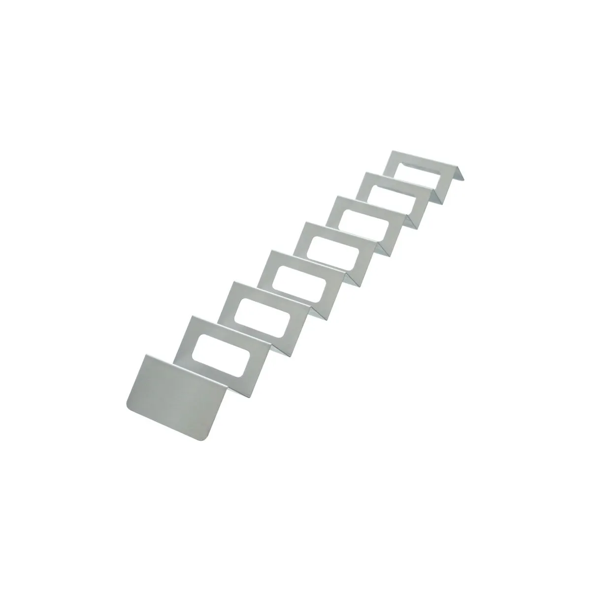 Schneider Porta tacos in acciaio inossidabile; 56x8.5x3.5 cm (LxLxH); acciaio inox; rettangolare - immagine 1
