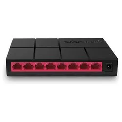 Switch di rete 8 porte Black e Red MS108G Gigabit (1000Base-TX) - immagine 1