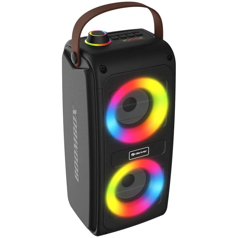 Altoparlante portatile o per feste Denver BTV-230 Altoparlante portatile stereo Nero 10 W - immagine 1