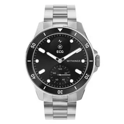 Smartwatch ( Ibrido ) SCANWATCH Nova Black e Silver 42 mm HWA10 MODEL 9 ALL INT - immagine 1
