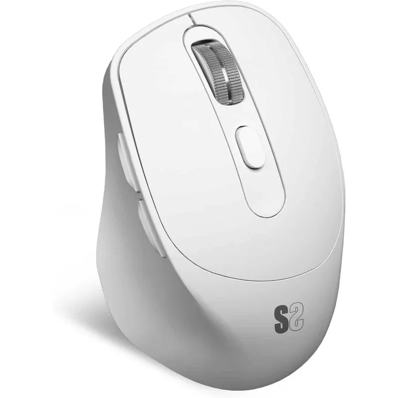 Subblim Comfort Ergo Dual Mouse ergonomico wireless per destrimani 2400 DPI Bianco - immagine 1