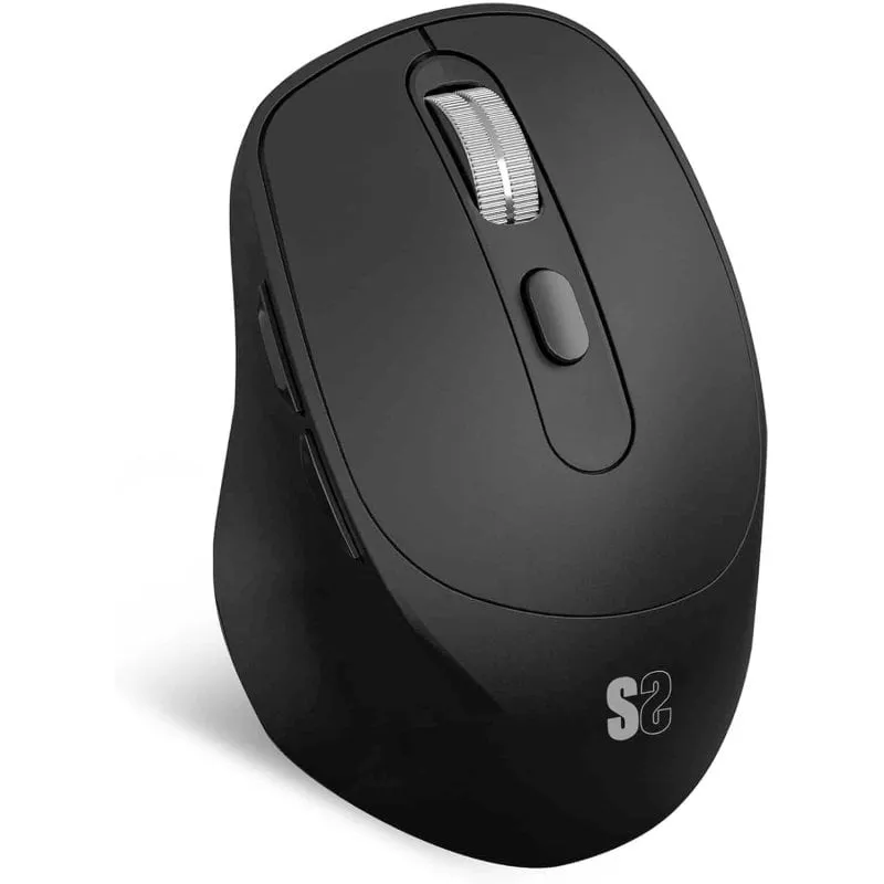 Subblim Comfort Ergo Dual Mouse ergonomico wireless per destrimani 2400 DPI Nero - immagine 1