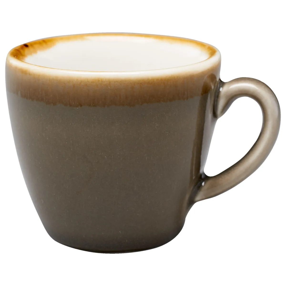 6x PULSIVA Tazzina caffè Glaze 2.0; 80 ml, 7.8x5.5 cm (ØxH); grigio; rotonda; 6 pz. / Pacco - immagine 1