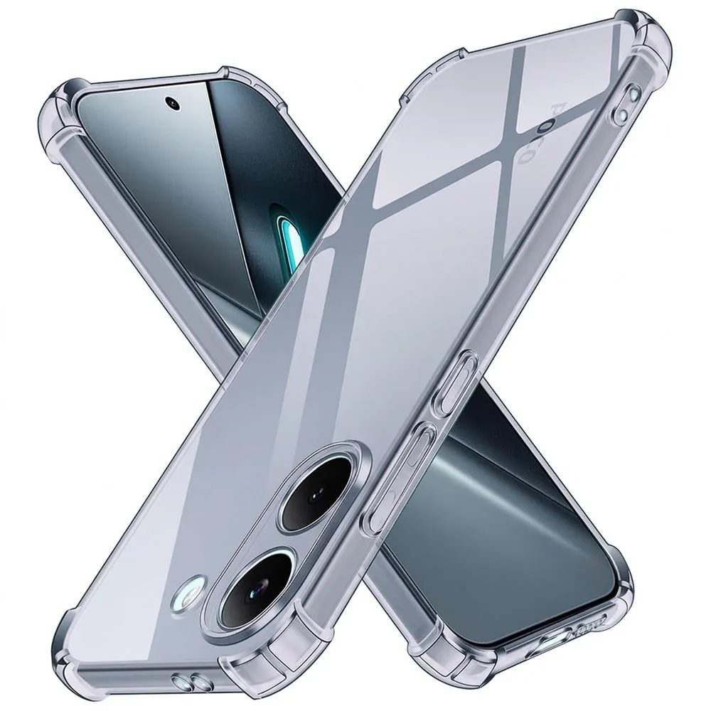 Custodia per Xiaomi Poco X8 Pro, Techsuit, Shockproof Clear, Fumè - immagine 1