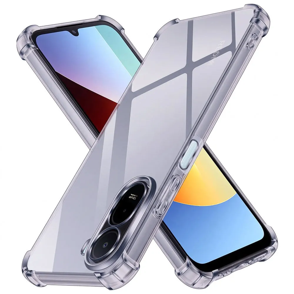 Custodia per Xiaomi Redmi A7 Pro 4G, Techsuit, Shockproof Clear, Fumè - immagine 1