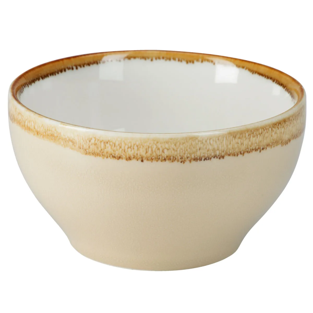 6x PULSIVA Ciotola Glaze 2.0; 500 ml, 14x8.5 cm (ØxH); sabbia; rotonda; 6 pz. / Pacco - immagine 1