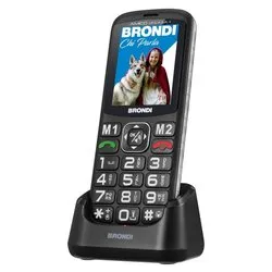Cellulare 2G Gprs AMICO DI CASA+ Dual SIM Black - immagine 1
