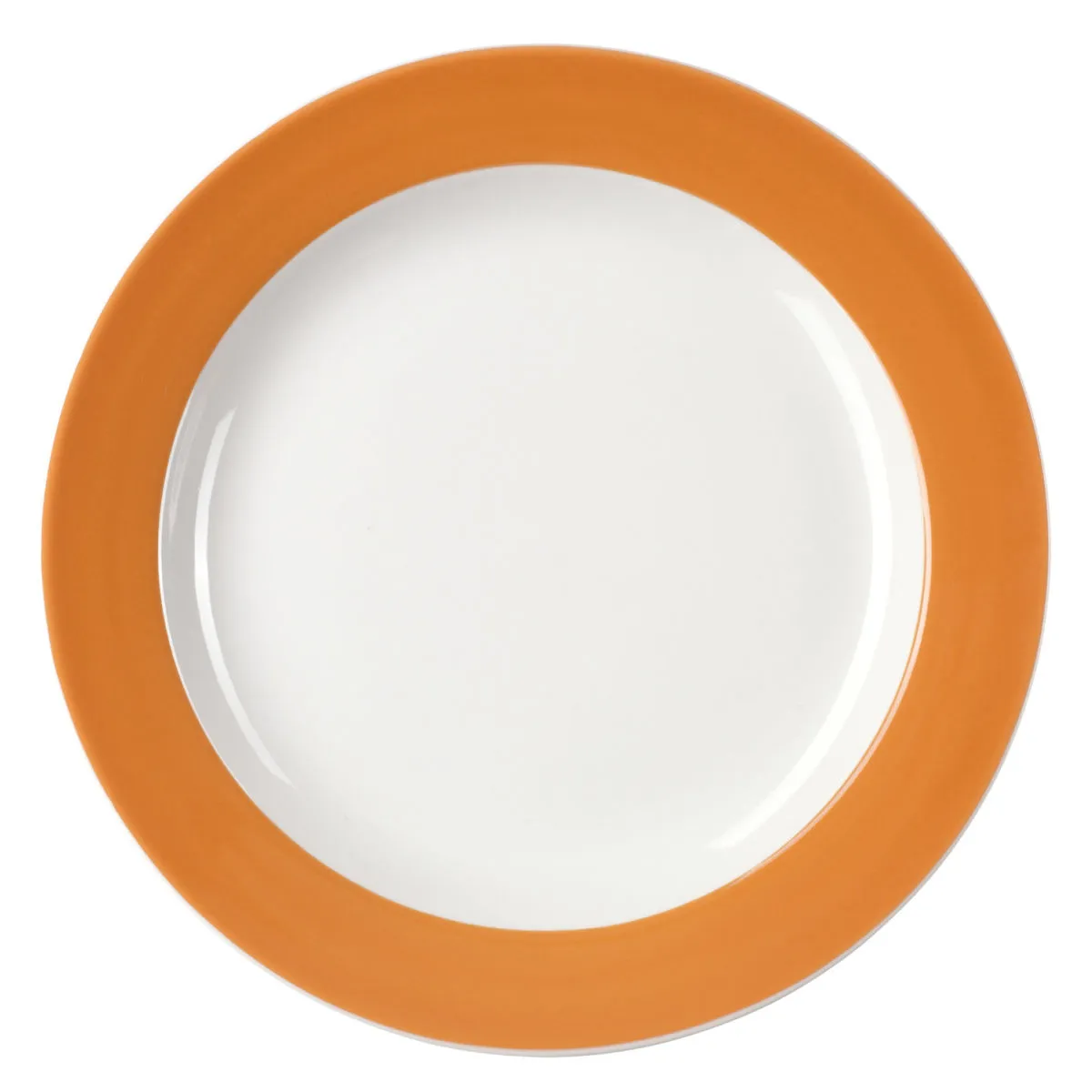 6x PULSIVA Piatto Joy 2.0 piano; 21 cm (Ø); arancione; rotonda; 6 pz. / Pacco - immagine 1
