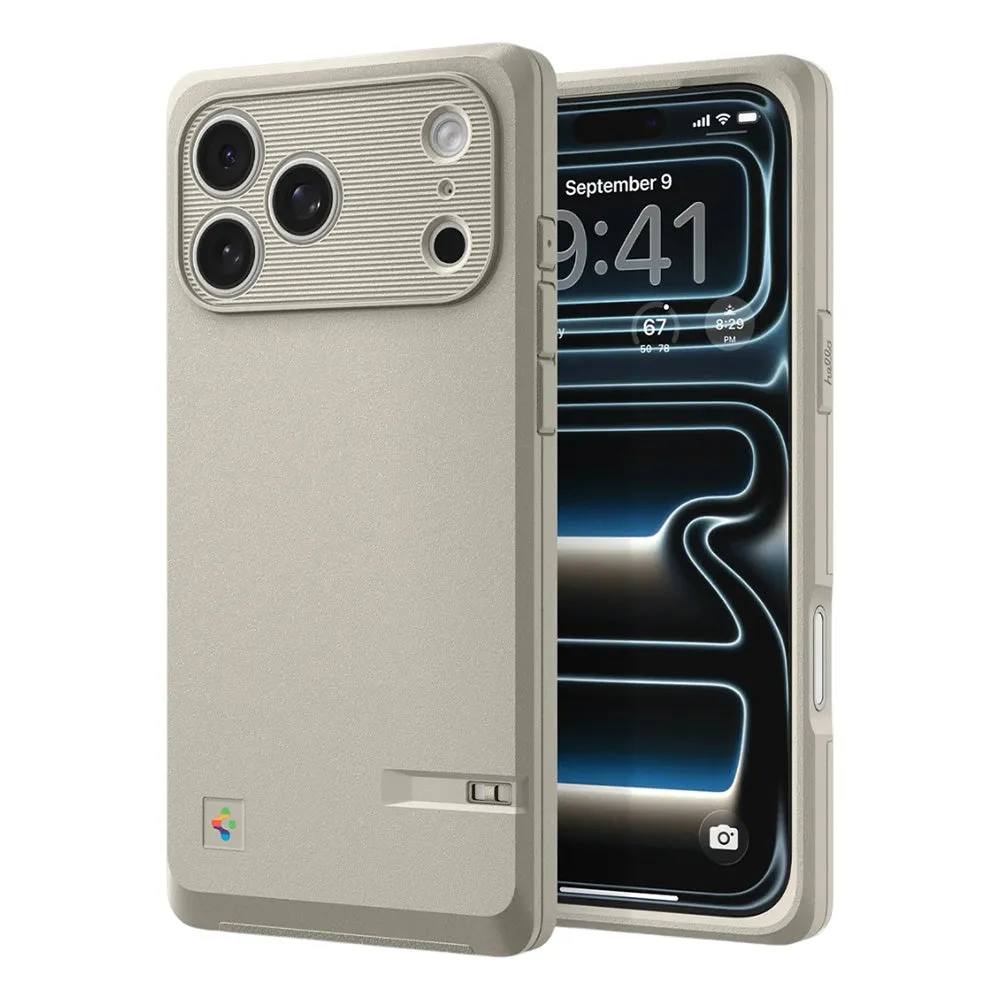 Custodia MagSafe per Apple iPhone 17 Pro, Spigen, Classic LS, Crema ACS10479 - immagine 1