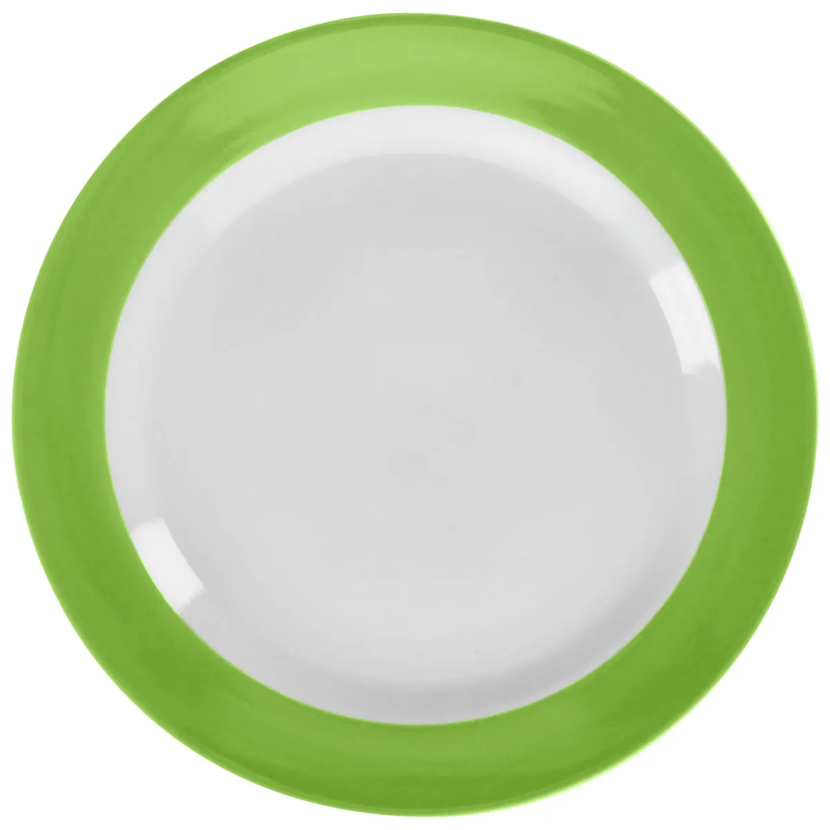 6x PULSIVA Piatto Joy 2.0 piano; 21 cm (Ø); verde; rotonda; 6 pz. / Pacco - immagine 1
