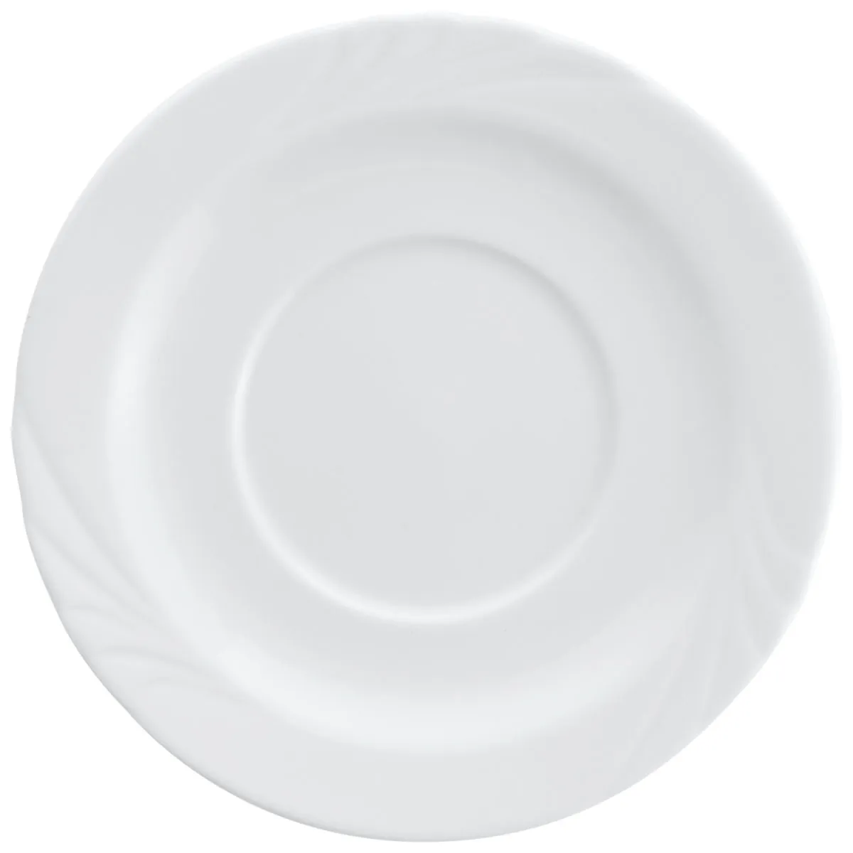 6x PULSIVA Piattino tazza consommè Swing 2.0; 16 cm (Ø); bianco; rotonda; 6 pz. / Pacco - immagine 1