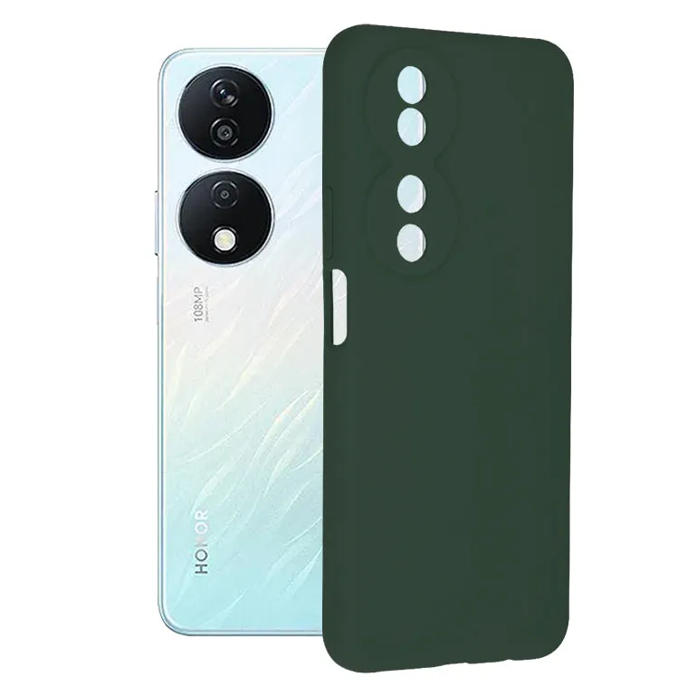 Custodia per Honor X7b 5G / 90 Smart / X7b 4G, Techsuit, Soft Edge, Verde Scuro - immagine 1
