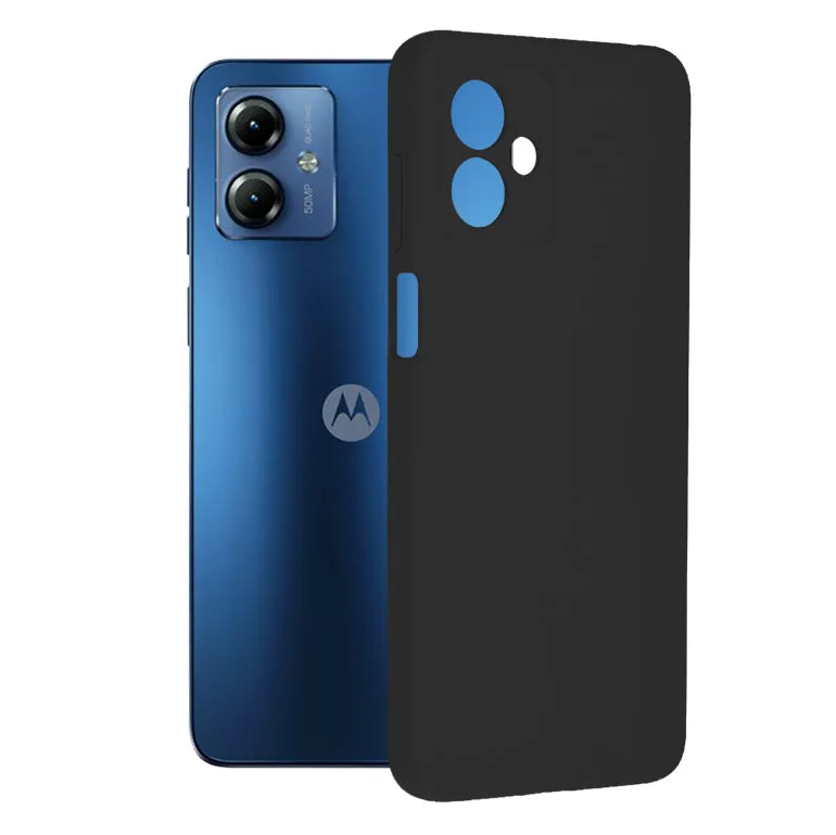 Custodia per Motorola Moto G14, Techsuit, Soft Edge, Nera - immagine 1