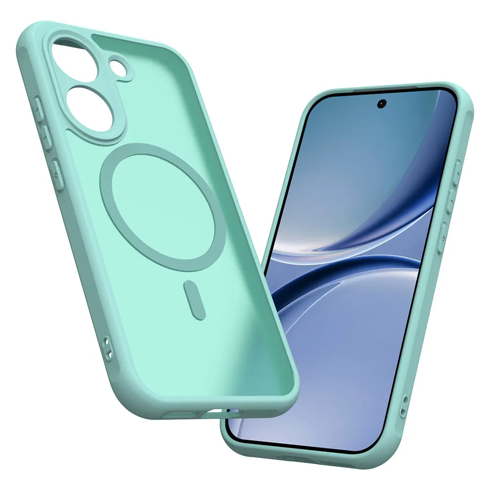 Custodia MagSafe per Xiaomi Poco X8 Pro, Techsuit, HaloFrost II, Verde Chiaro - immagine 1