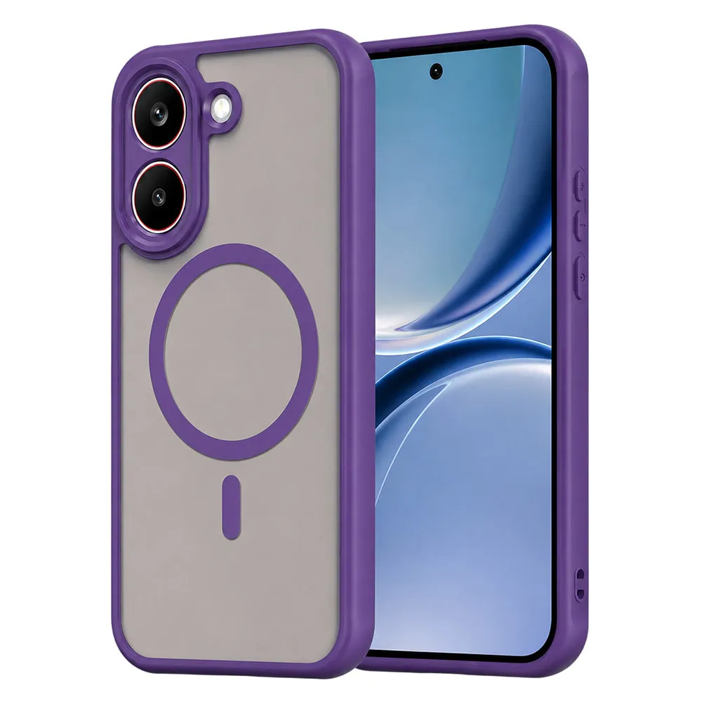 Custodia MagSafe per Xiaomi Poco X8 Pro, Techsuit, HaloFrost II, Viola - immagine 1