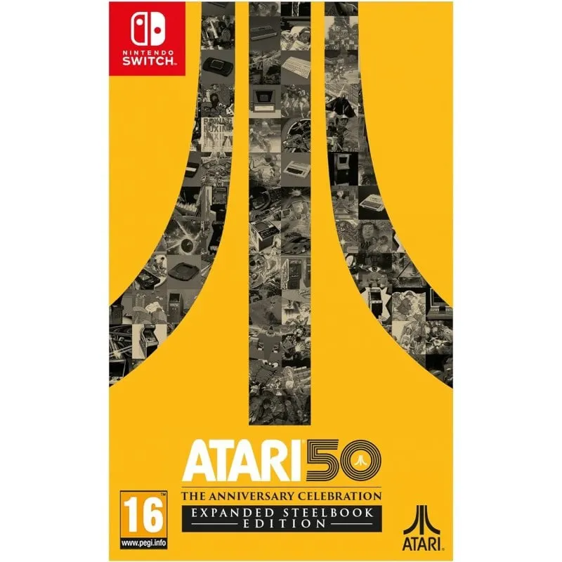 Atari 50 The Anniversary Celebration edizione SteelBook espansa per Nintendo Switch - immagine 1